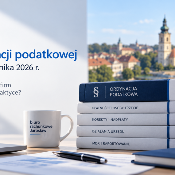 Zmiany w Ordynacji podatkowej od 1 października 2026 - biuro rachunkowe Jarosław